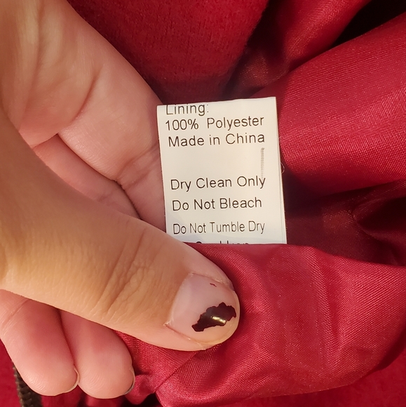 Wool & Faux Leather Jacket - Picture 6 of 7